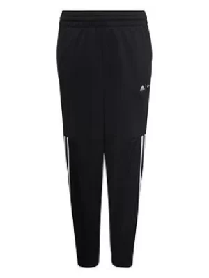 Image of Boys, Adidas Younger Unisex Mickey Mouse Track Pant, Black/Red, Size 7-8 Years