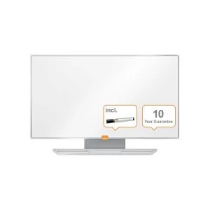 image of Nobo Widescreen 32" Melamine Non Magnetic Whiteboard