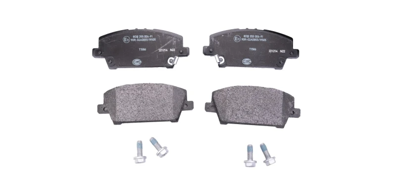 Image of HELLA Brake pad set HELLA 8DB 355 006-911