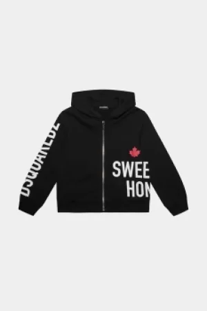 Image of DSQUARED2 Kids Sweatshirt Black Size 12 100% Cotton