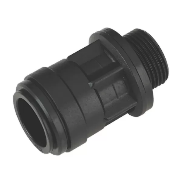 image of SEALEY CAS22SA Straight Adaptor 22mm 3/4BSP Pack of 2 (PM012216E)