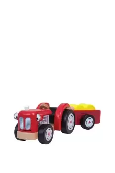 Image of Tidlo Wooden Tractor and Trailer