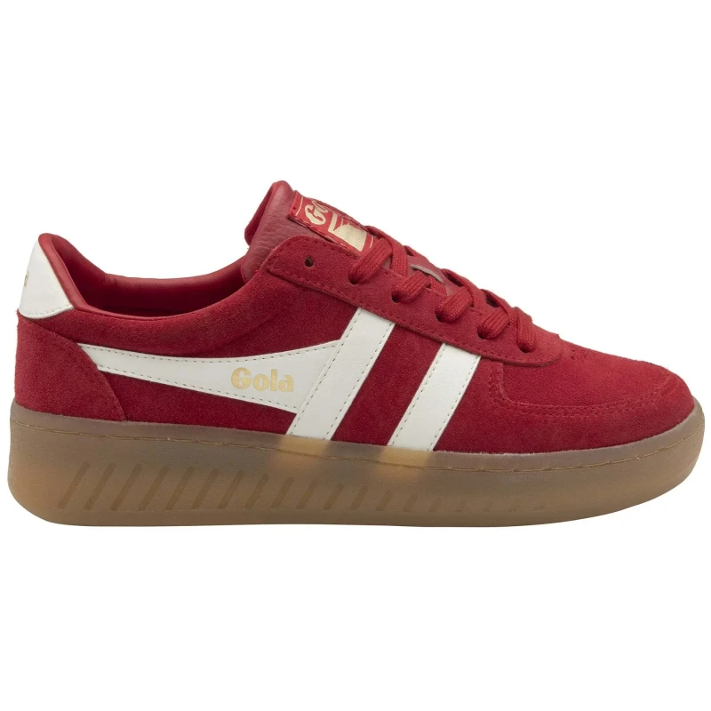 Image of Gola Womens Trainers Gola Grandslam Suede Trainer Rouge Female 40