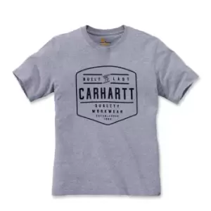 Image of Carhartt Mens Build By Hand Short Sleeve Cotton T Shirt Tee M - Chest 38-40' (97-102cm)
