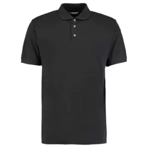 Image of Kustom Kit Workwear Mens Short Sleeve Polo Shirt (XS) (Charcoal)