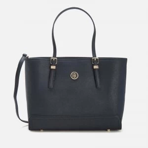 image of Tommy Hilfiger Womens Honey Medium Tote Bag - Navy