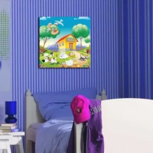 Image of 4545CO-2 Multicolor Decorative Canvas Painting