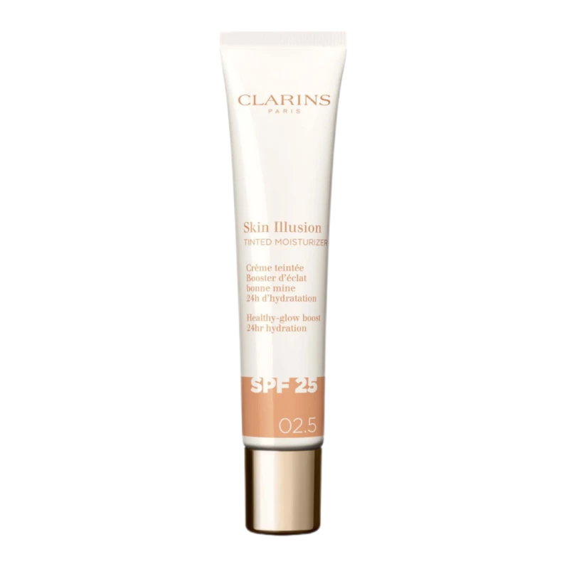 Image of Clarins Skin Illusion Tinted Moisturiser SPF25 40ml 02.5