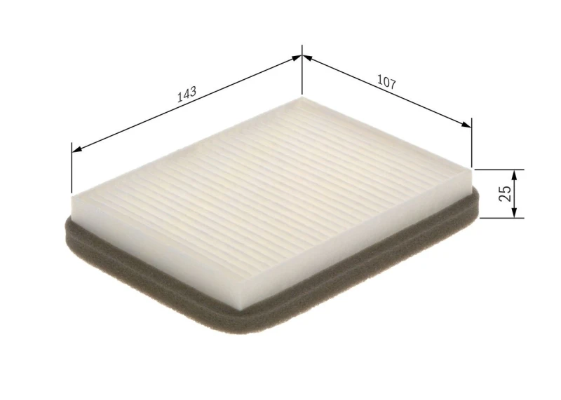 Image of Pollen filter Bosch 1 987 435 052