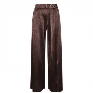 image of Vero Moda Bella Plisse Trousers - Black