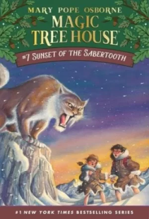 Image of Sunset of the sabertooth by Mary Pope Osborne