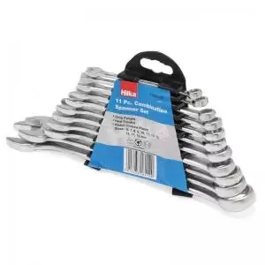 Image of Hilka 11 Piece 6-19mm Combination Spanner Set - Polished Head 17161102