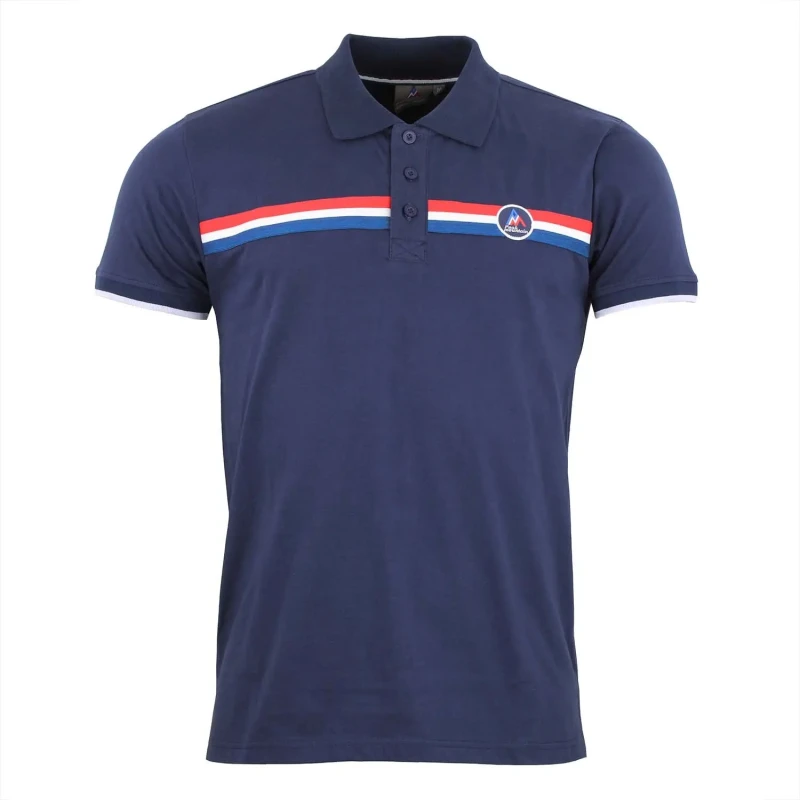 Image of Polo shirt Peak Mountain Ceroce Bleu Male 2XL