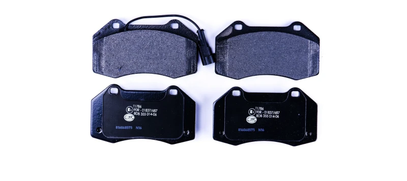 Image of HELLA Brake pad set HELLA 8DB 355 014-061
