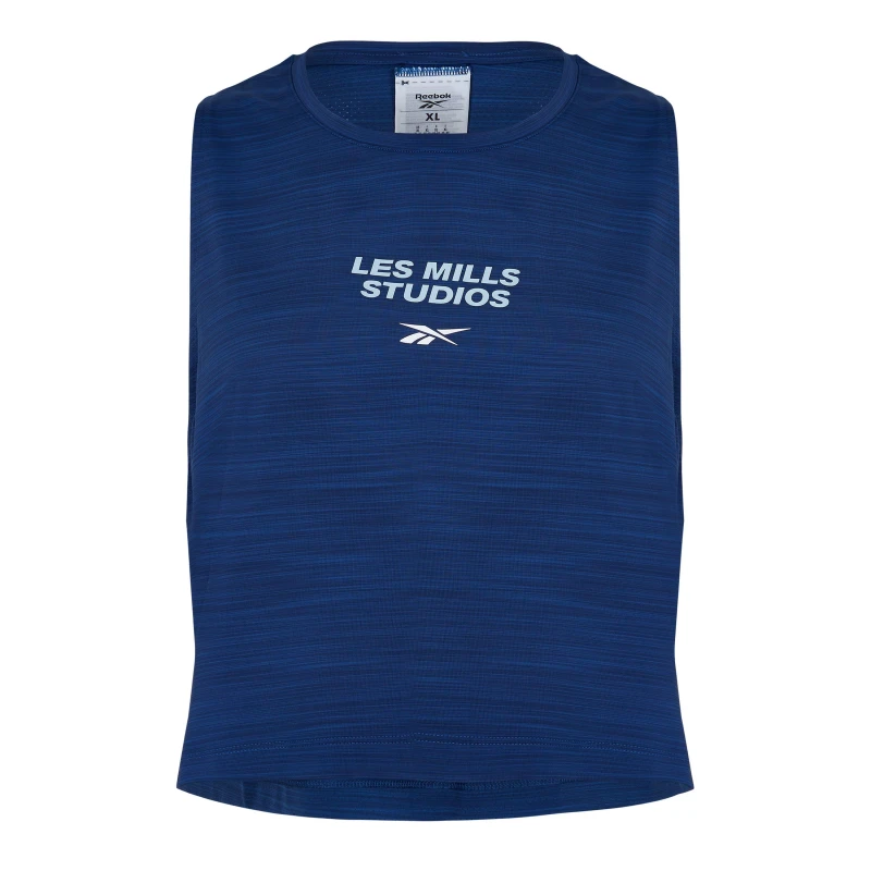 Image of Reebok Les Mills Bodycombat Activchill Style Tank Top W Vest Womens - Blue Blue M