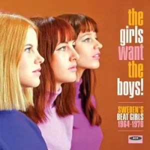 Image of The Girls Want the Boys Swedens Beat Girls 1964-1970 by Various Artists CD Album