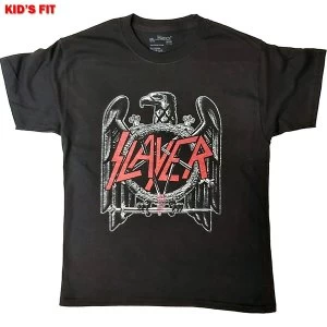 Image of Slayer - Black Eagle Kids 11 - 12 Years T-Shirt - Black