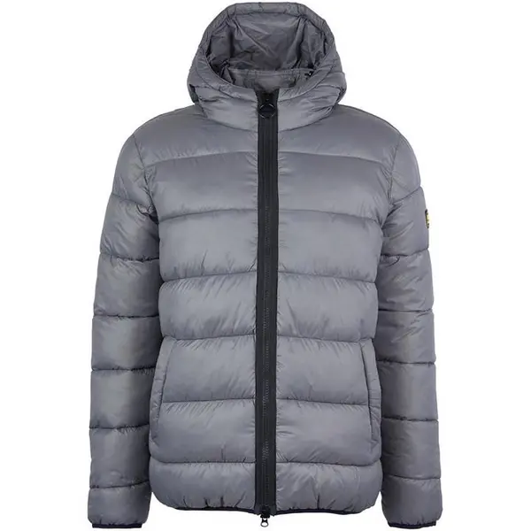 Image of Barbour International Legacy Bobber Quilted Jacket - Grey 2XL