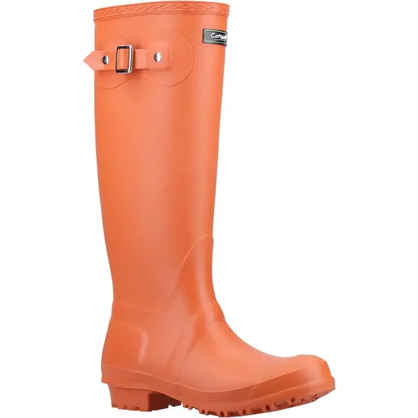 image of Cotswold Womens Sandringham Original Tall Wellington Boots - UK 3 Orange female PS2916PUM3