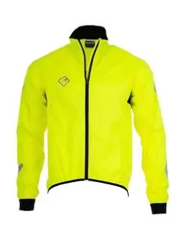 image of Arid Unisex Lightweight Cycling Jacket - Yellow, Yellow Size M Men