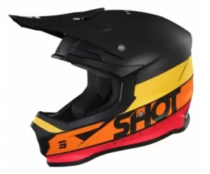 Image of SHOT Furious Story Orange Matt Offroad Helmet L