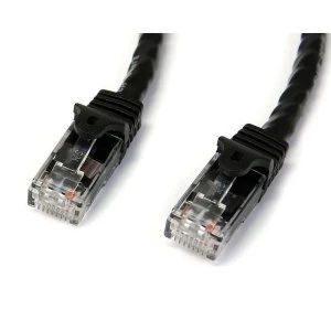 image of 3m Black Gigabit Snagless RJ45 UTP Cat6 Patch Cable 3m Patch Cord