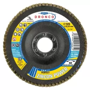 Image of 115X22.23MM Zircon Power 60 Conical Flap Disc