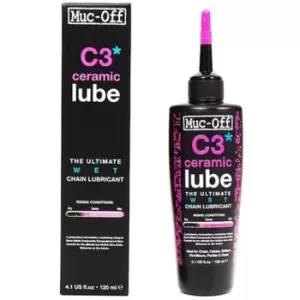 Image of Muc-Off C3 Ceramic Wet Lube - 120ml - Black