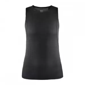 image of Craft Womens/Ladies Pro Dry Sleeveless Base Layer Top (L) (Black)