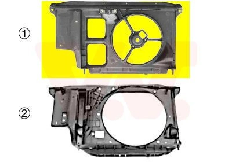 Image of VAN WEZEL Front Cowling VAN WEZEL 4028667