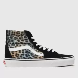 Image of Vans Sk8-hi Trainers In Black & Grey