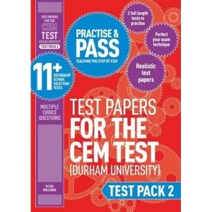 Image of Practise and Pass 11+ CEM Test Papers - Test Pack 2 by Peter Williams (Paperback, 2016)