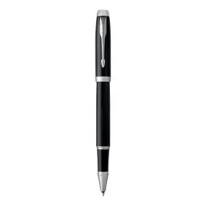 Image of Parker IM Rollerball Pen Lacquer Black with Chrome Trim Black 1931658
