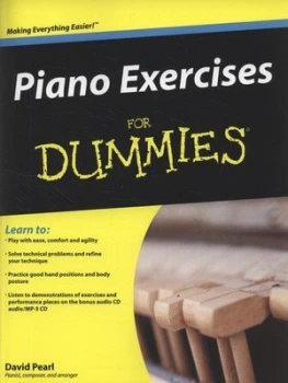 Image of Piano Exercises for Dummies by David Pearl Paperback