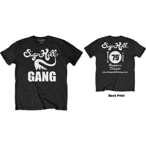 Image of The Sugar Hill Gang - Rappers Delight Tour Mens Large T-Shirt - Black