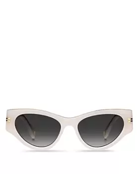 image of Marc Jacobs Womens Cat Eye Sunglasses, 53mm