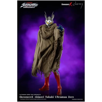 image of ThreeZero X Akinori Takaki Ultraman Zero the Chronicle Collectible Figure - Ultraman Zero