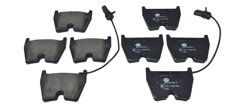 Image of HELLA Brake pad set HELLA 8DB 355 009-191