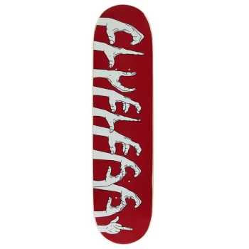 Image of Zukie Clueless Skate Deck - Red White 7.87
