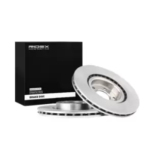 Image of RIDEX Brake disc FIAT 82B0668 51884303,51885408,51937217 Brake rotor,Brake discs,Brake rotors 51937218