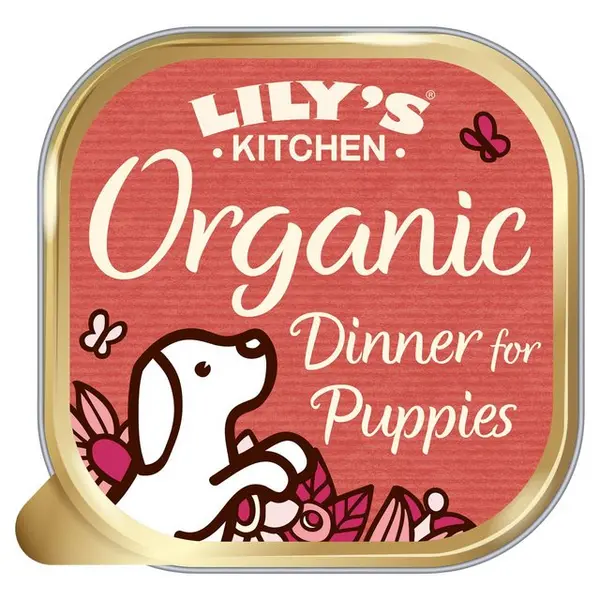 image of Lily's Kitchen Organic Dinner for Puppies Dog Food 150g