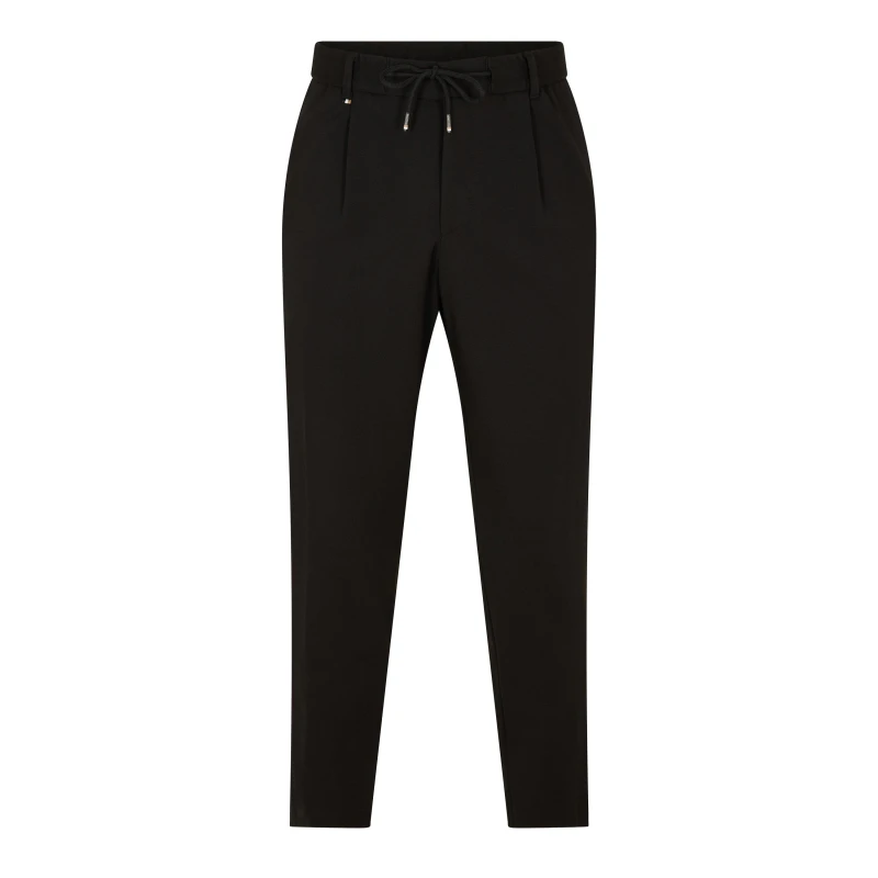 Image of Boss Mens Straight Leg Trousers Black male 36