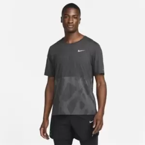 image of Nike Dri-FIT Run Division Mens Short-Sleeve Running Top - Black