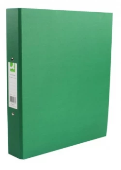 Image of Q Connect Rbndr Pprbkd A4 Grn - 10 Pack