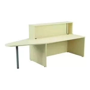Image of Jemini Reception Unit with Extension 1600x800x740mm Maple KF818351