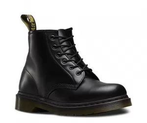 Image of Dr Martens 101 6 Eyelet Ankle Boot - Black