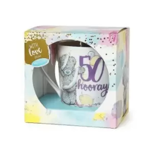 image of Me To You 50Th Birthday Mug - Childrens Toys & Birthday Present Ideas Mugs - New & In Stock at PoundToy