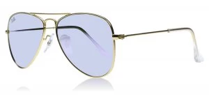 Image of Ray-Ban Junior RJ9506S Sunglasses Matte Gold 249-4V 50mm