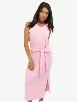 Image of Barbour International Morgan Sleeveless Dress - Pink, Size 12, Women