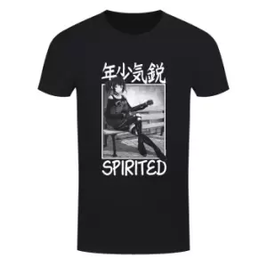 Image of Tokyo Spirit Mens Spirited T-Shirt (3XL) (Black/White/Grey)